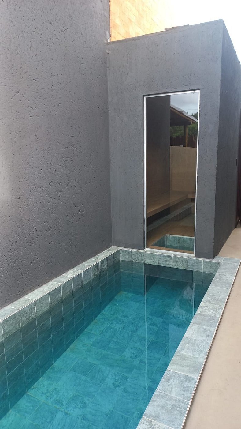 Bangalô Tatuamunha 2suítes piscina e sauna privada